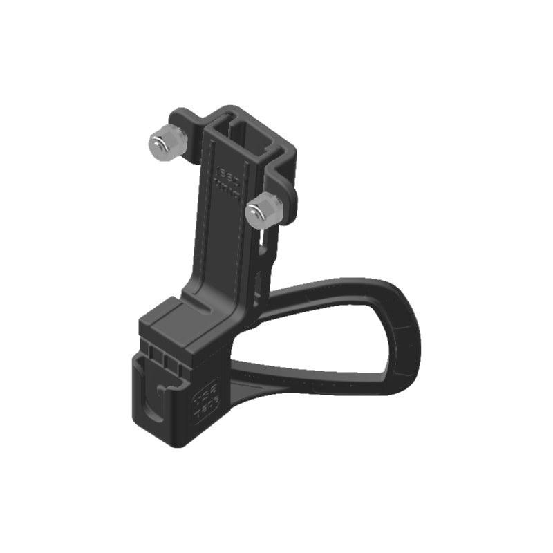 Yaesu FT-7900R HAM Mic + Delorme inReach Device Holder for Jeep JK 11-18 Grab Bar - Image 1