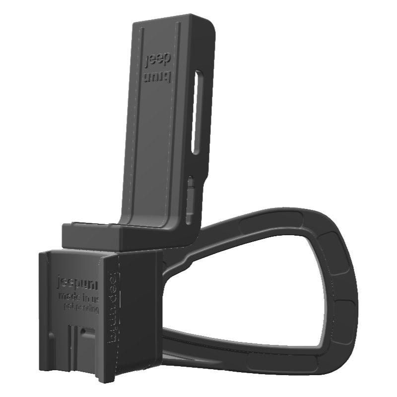 Garmin InReach Mini SATCOM SATCOM + Midland GXT795 Radio Holder for Jeep JK 11-18 Grab Bar - Image 3