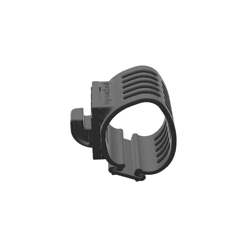 Icom IC-2730 HAM Mic Holder Clip-on for Jeep JK 11-18 Grab Bar - Image 2