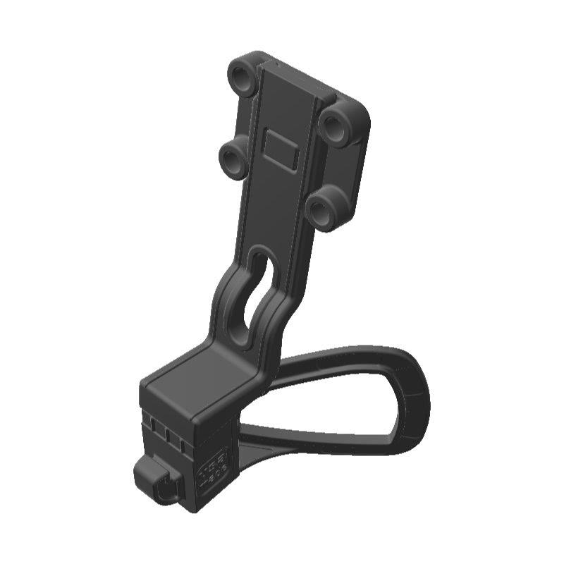 Icom ID-5100 HAM Mic + Garmin InReach Explorer SATCOM Holder for Jeep JK 11-18 Grab Bar - Image 1