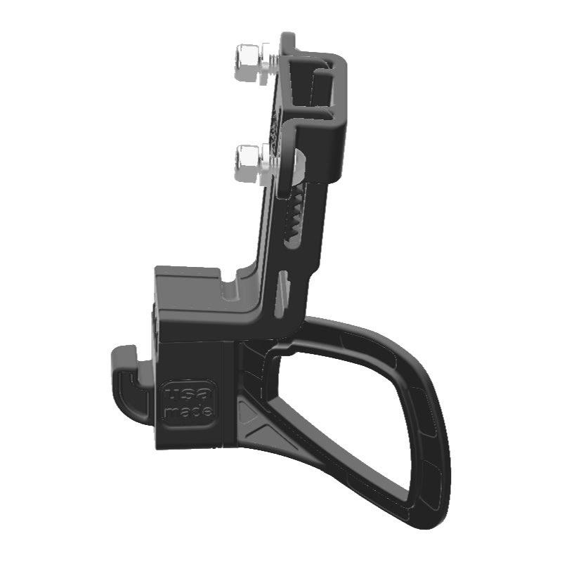 Icom ID-5100 HAM Mic + Delorme inReach Device Holder for Jeep JK 11-18 Grab Bar - Image 2
