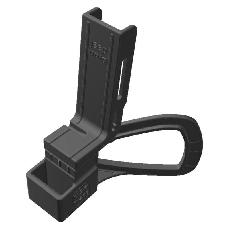 Midland 75-822 CB Mic + Yaesu FT-70D Radio Holder for Jeep JK 11-18 Grab Bar - Image 1