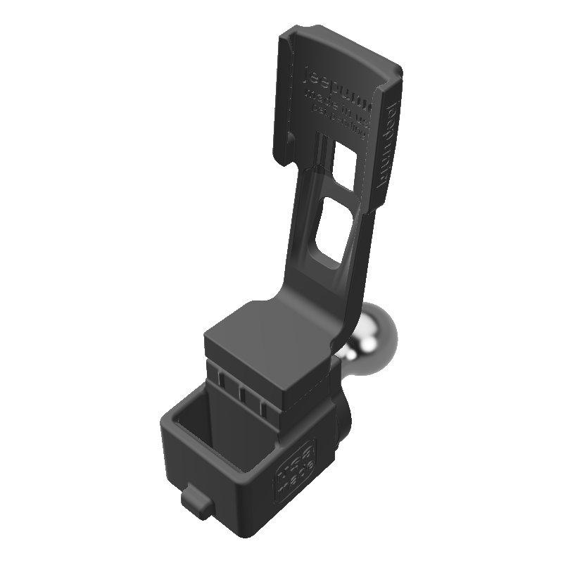 Wouxun SMO-001 HAM Mic + Garmin InReach Mini SATCOM Holder with 20mm 67 Designs Ball - Image 1