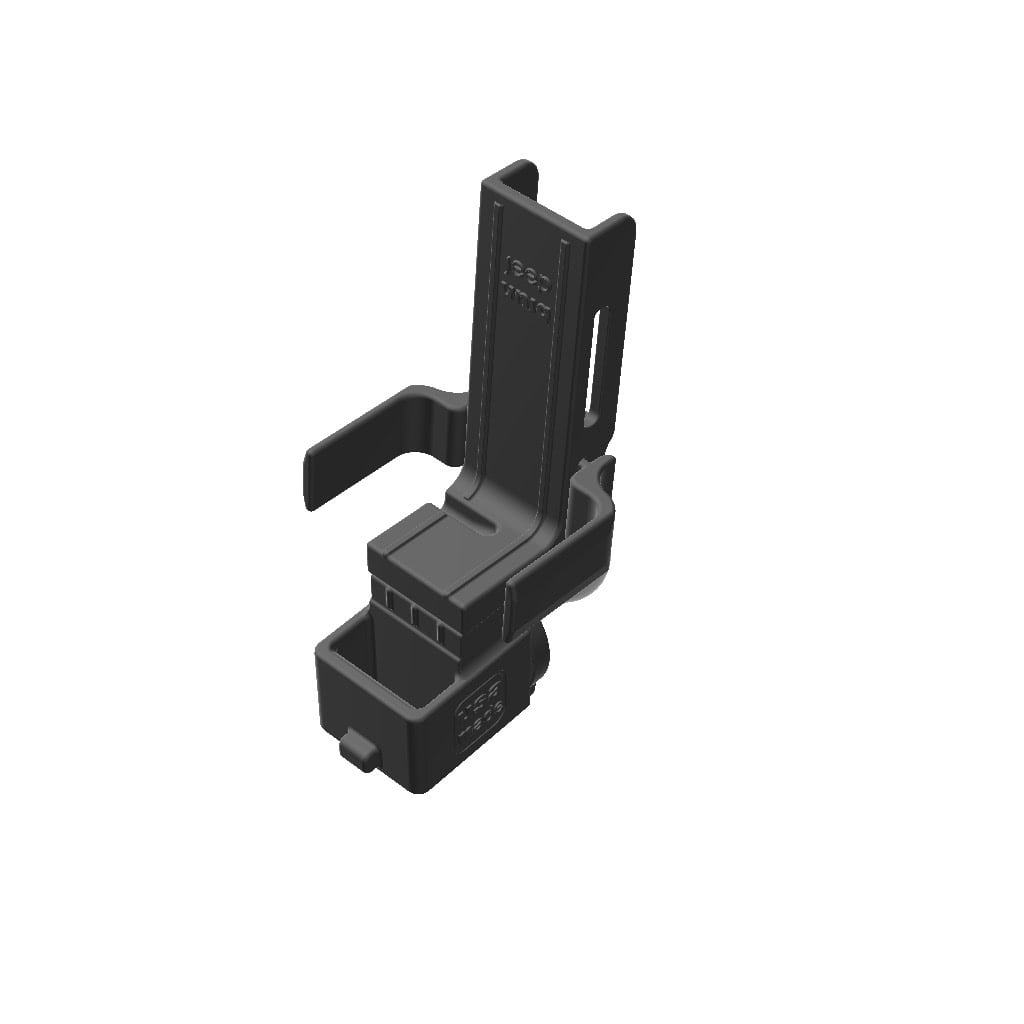 Baofeng BF-S112 HAM Mic + Connect Systems CS580 Radio Holder with 20mm 67 Designs Ball - Image 1