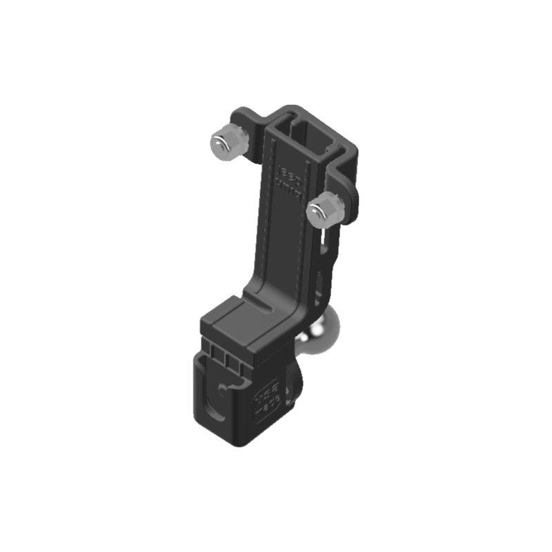 Kenwood TM-V71 HAM Mic + Delorme inReach Device Holder with 20mm 67 Designs Ball - Image 1