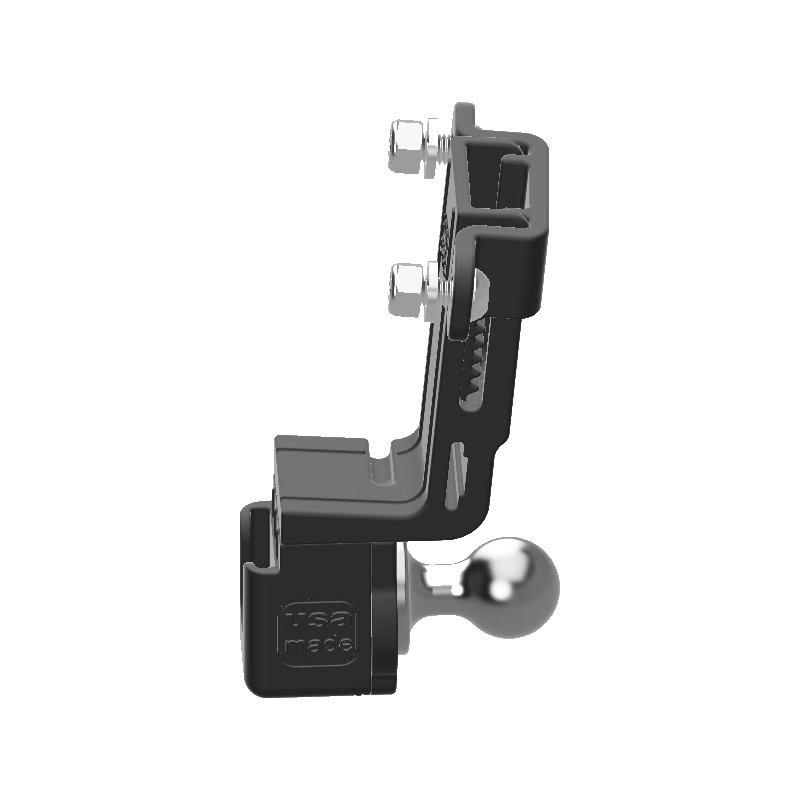 Galaxy DX 919 CB Mic + Delorme inReach Device Holder with 20mm 67 Designs Ball - Image 2