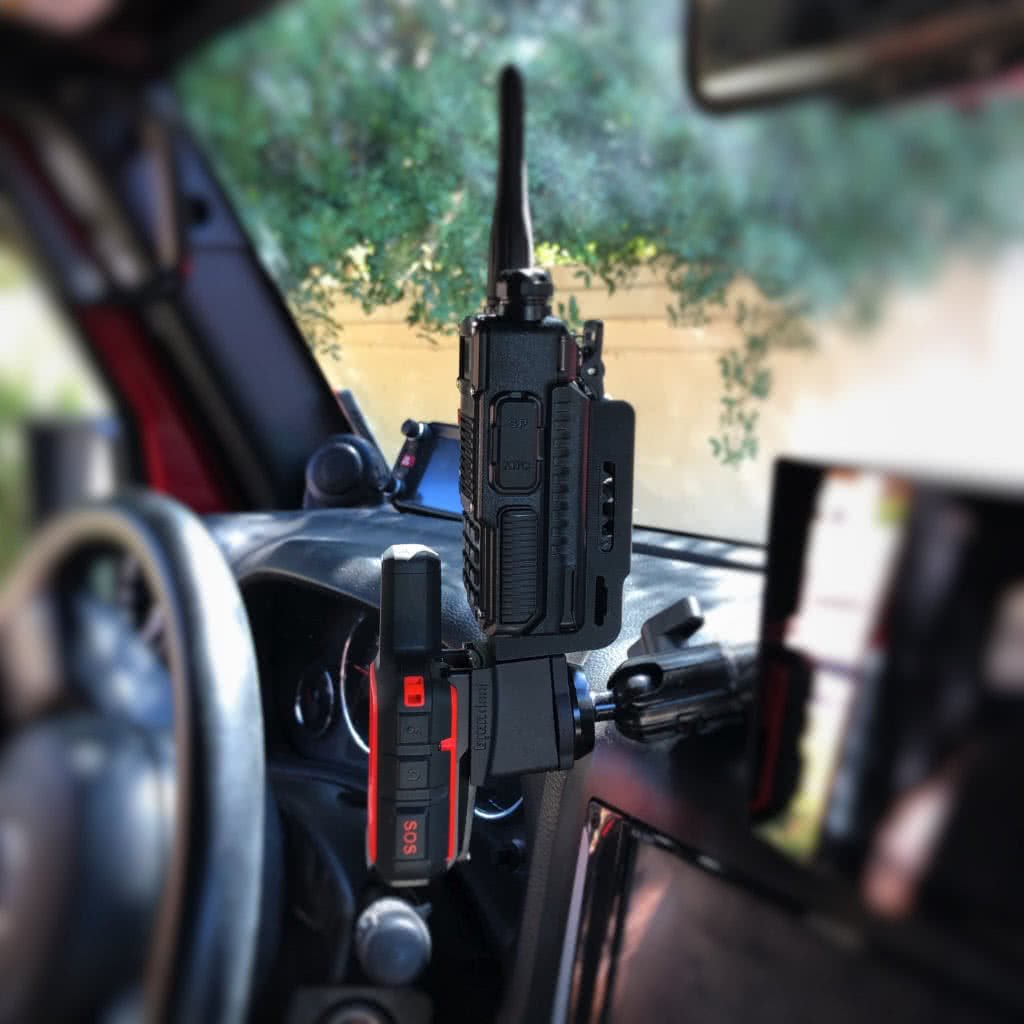 Garmin InReach Mini SATCOM SATCOM + Ansoko Ansoko Radio Holder with 20mm 67 Designs Ball - Image 6