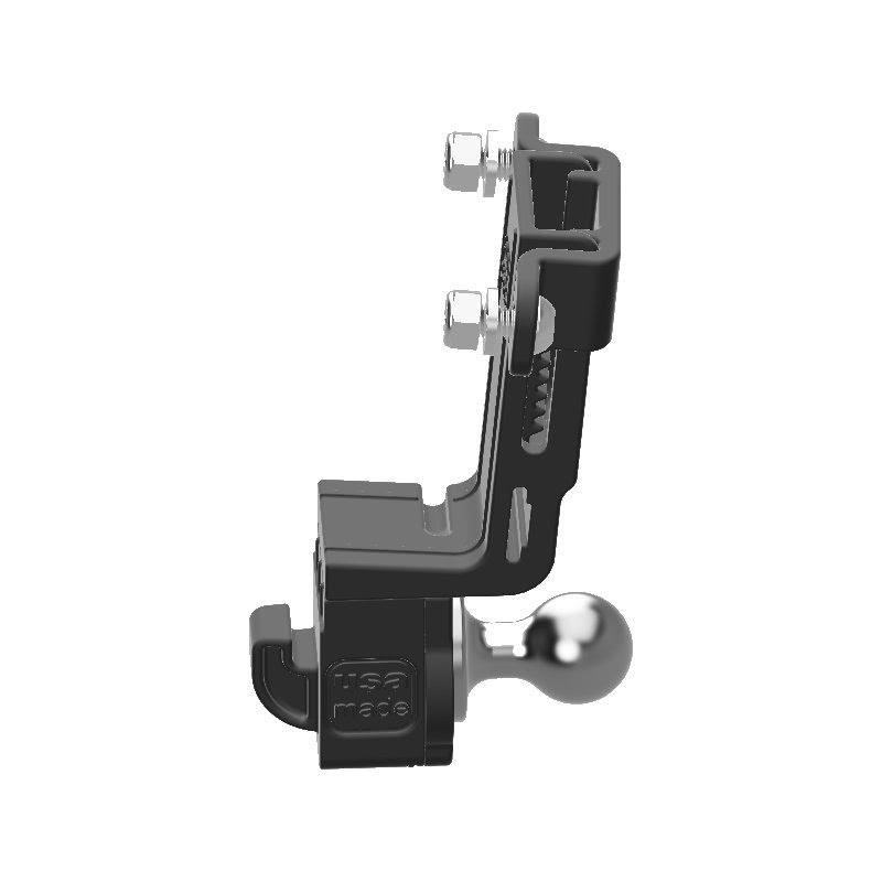 Icom ID-5100 HAM Mic + Delorme inReach Device Holder with 20mm 67 Designs Ball - Image 2