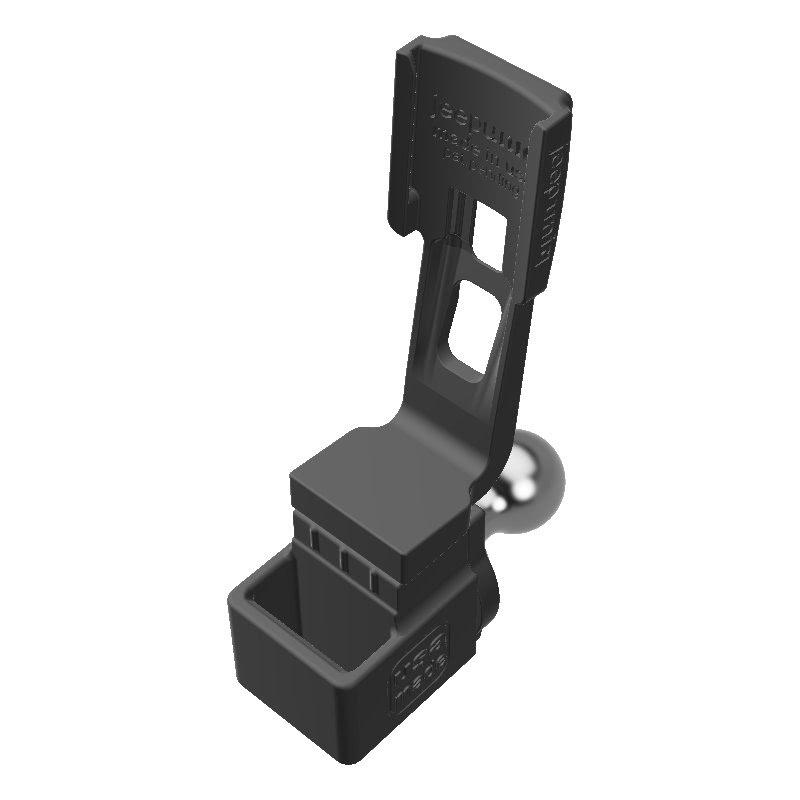 Midland 75-822 CB Mic + Garmin InReach Mini SATCOM Holder with 20mm 67 Designs Ball - Image 1