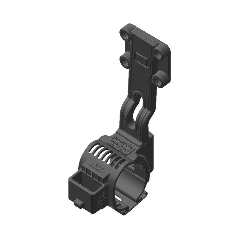 Wouxun SMO-001 HAM Mic + Garmin InReach Explorer SATCOM Holder Clip-on for Jeep JL Grab Bar - Image 1