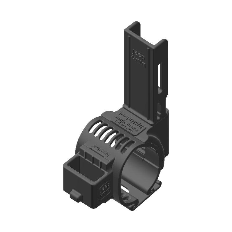 Baofeng BF-S112 HAM Mic + Midland GXT900 Radio Holder Clip-on for Jeep JL Grab Bar - Image 1