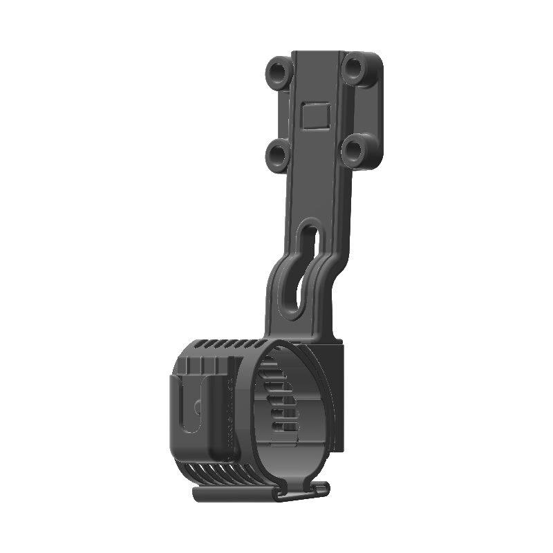 Hytera TM-600 HAM Mic + Garmin InReach Explorer SATCOM Holder Clip-on for Jeep JL Grab Bar - Image 2