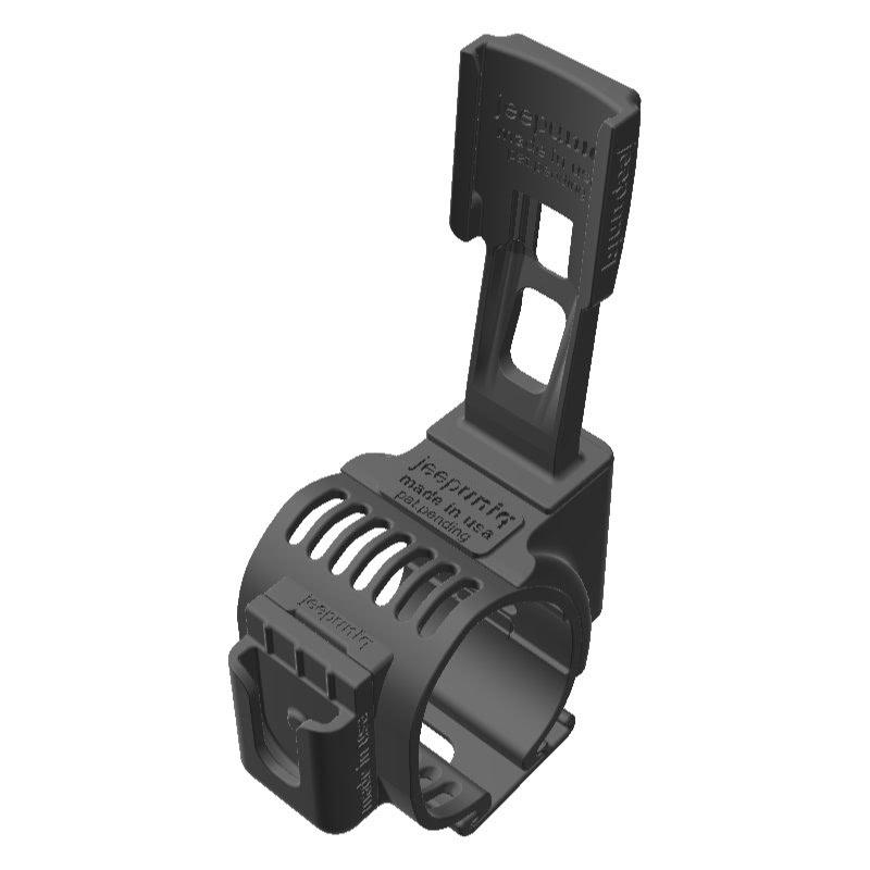 President Johnson CB Mic + Garmin Mini InReach SATCOM Holder Clip-on for Jeep JL Grab Bar - Image 1