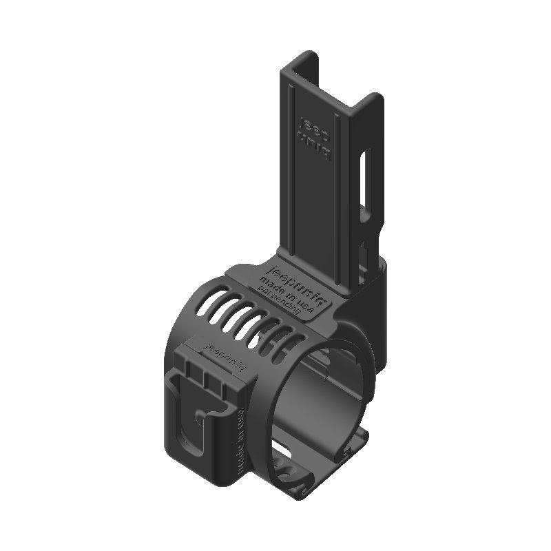 Yaesu FT-1900 HAM Mic + Rugged Radios RH-5R Radio Holder Clip-on for Jeep JL Grab Bar - Image 1