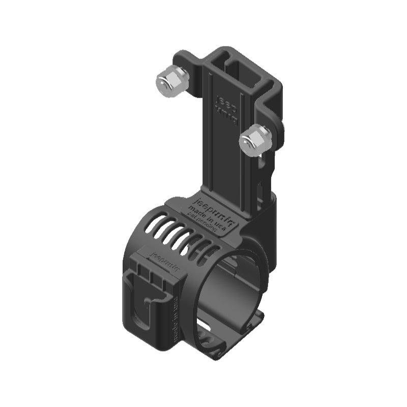 Btech UV-50X3 HAM Mic + Delorme inReach Device Holder Clip-on for Jeep JL Grab Bar - Image 1