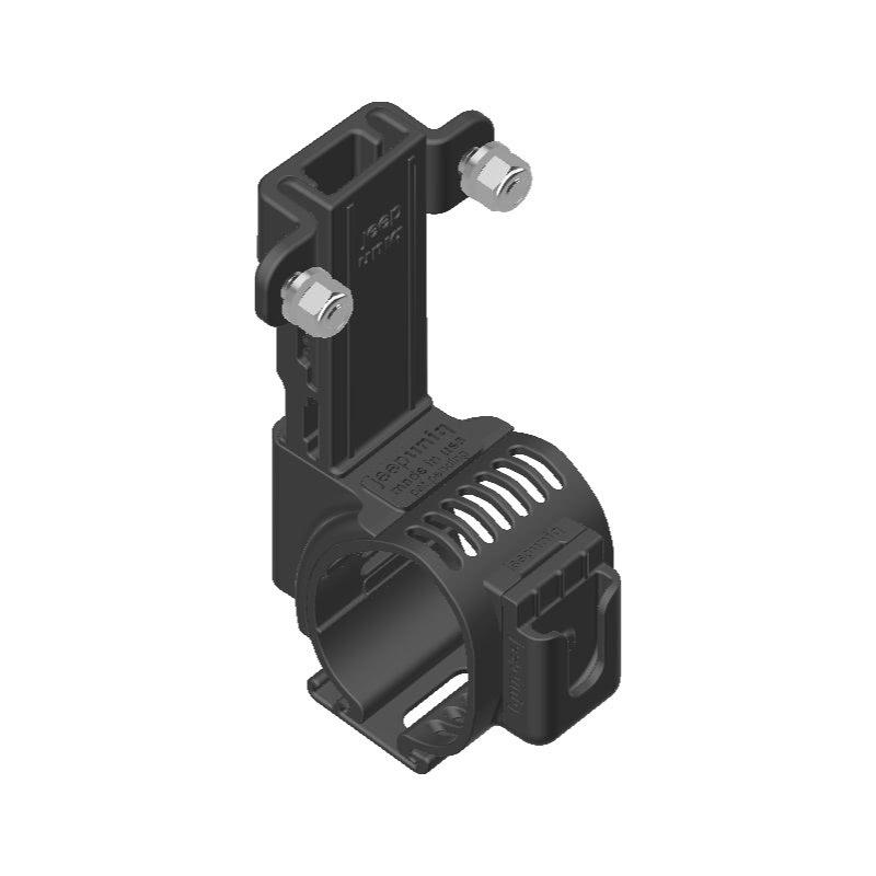 Btech UV-50X3 HAM Mic + Delorme inReach Device Holder Clip-on for Jeep JL Grab Bar - Image 3