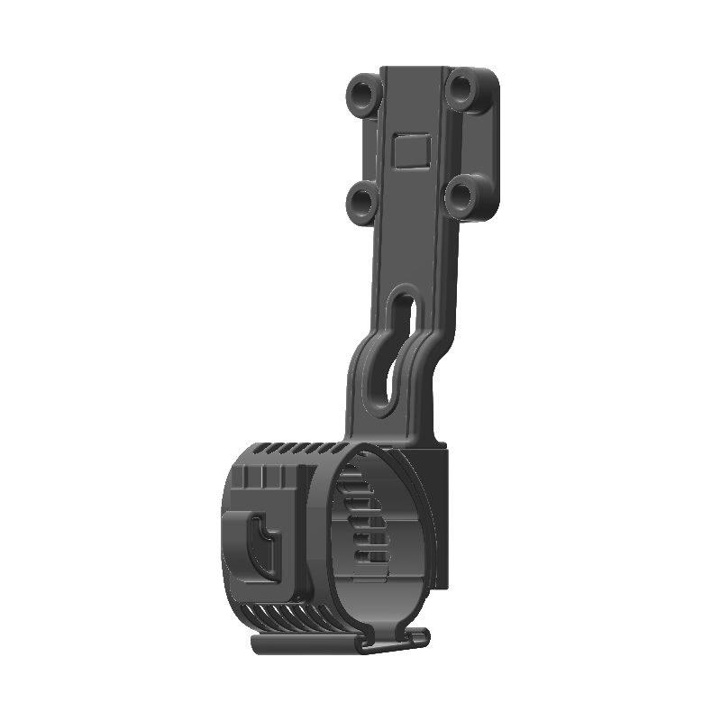 Icom IC-2300 HAM Mic + Garmin InReach Explorer SATCOM Holder Clip-on for Jeep JL Grab Bar - Image 2