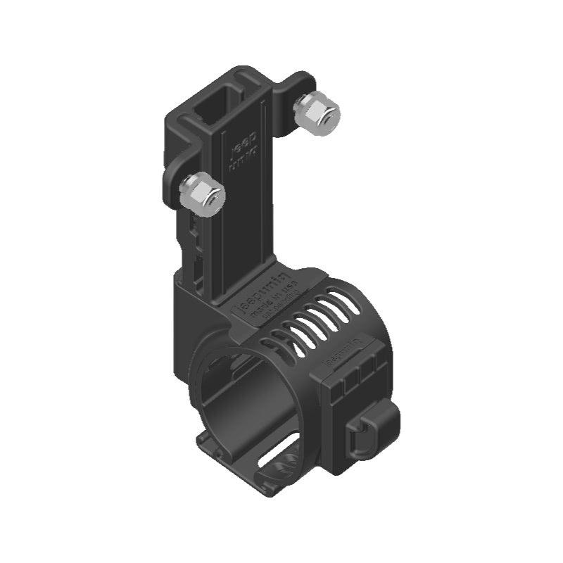 Icom IC-2730 HAM Mic + Delorme inReach Device Holder Clip-on for Jeep JL Grab Bar - Image 3