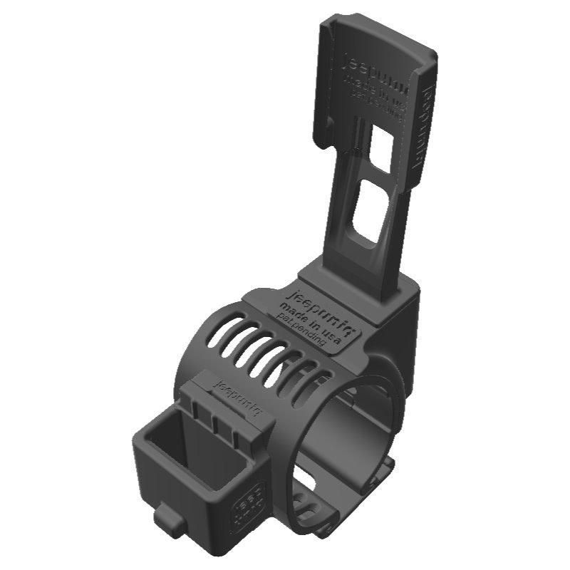 Midland 75-822 CB Mic + Garmin InReach Mini SATCOM Holder Clip-on for Jeep JL Grab Bar - Image 1