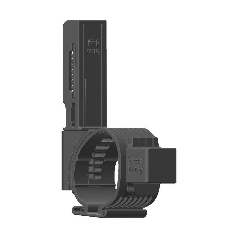 Midland 75-822 CB Mic + Yaesu FT-65R Radio Holder Clip-on for Jeep JL Grab Bar - Image 2