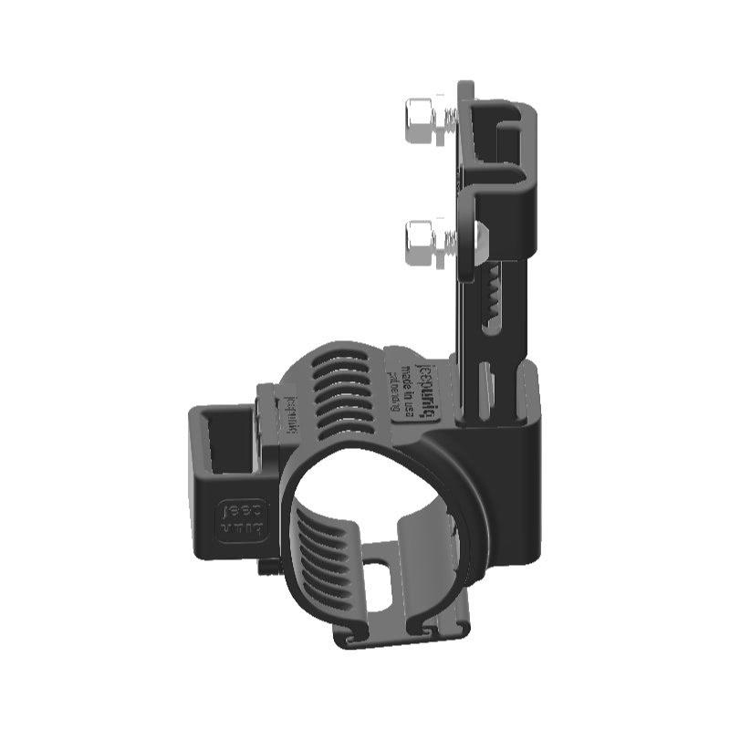 Midland 75-822 CB Mic + Delorme inReach Device Holder Clip-on for Jeep JL Grab Bar - Image 2