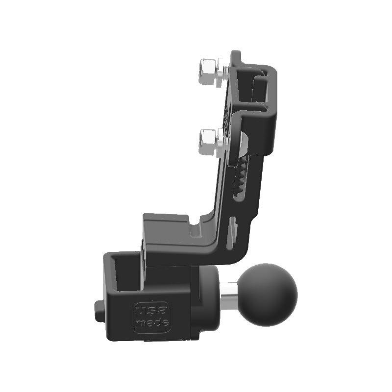Baofeng BF-S112 HAM Mic + Delorme inReach Device Holder with 1 inch RAM Ball - Image 2