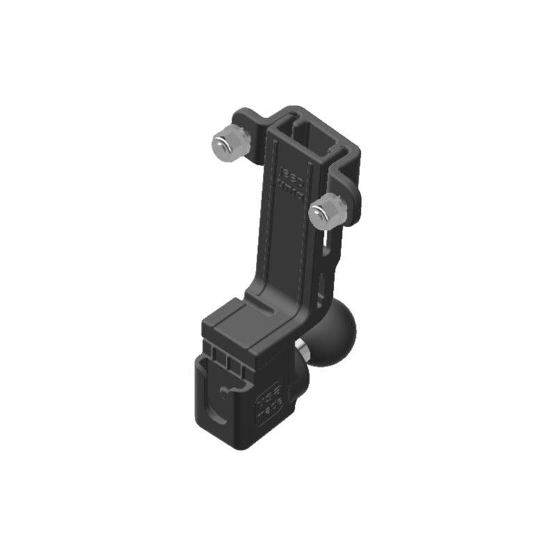 Wouxun KG-UV920P HAM Mic + Delorme inReach Device Holder with 1 inch RAM Ball - Image 1