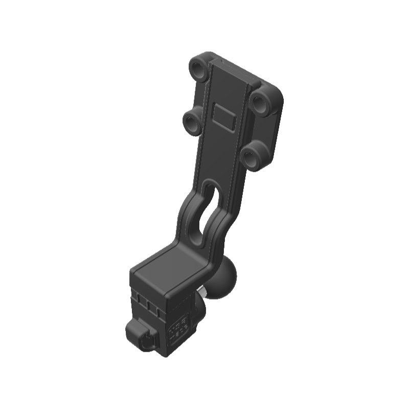 Icom IC-2300 HAM Mic + Garmin InReach Explorer SATCOM Holder with 1 inch RAM Ball - Image 1