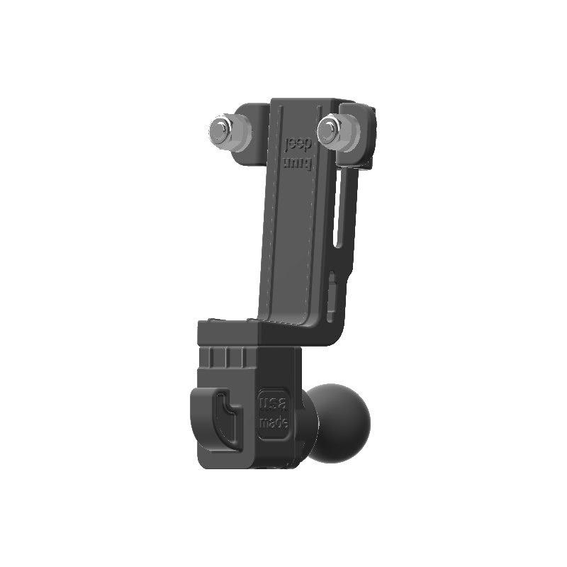 Icom ID-4100 HAM Mic + Delorme inReach Device Holder with 1 inch RAM Ball - Image 3