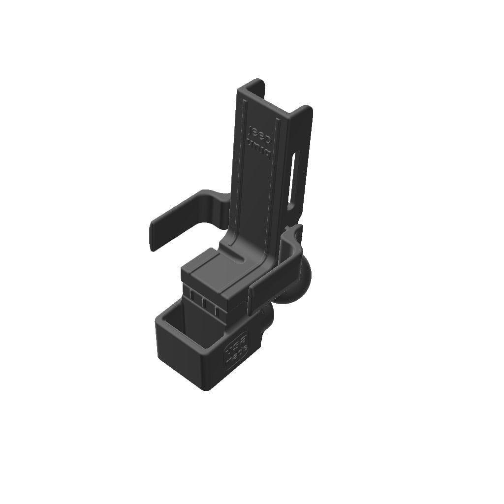 Midland 75-822 CB Mic + Connect Systems CS580 Radio Holder with 1 inch RAM Ball - Image 1