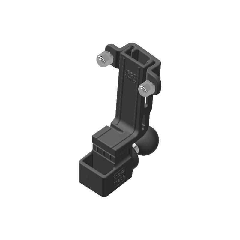 Midland 75-822 CB Mic + Delorme inReach Device Holder with 1 inch RAM Ball - Image 1
