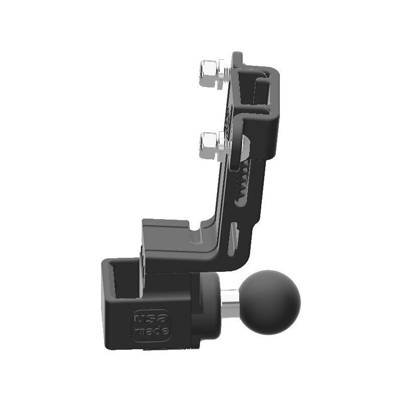 Midland 75-822 CB Mic + Delorme inReach Device Holder with 1 inch RAM Ball - Image 2